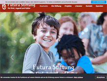 Tablet Screenshot of futura-stiftung.de